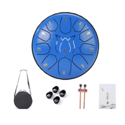 SereneSound Steel Tongue Drum for Meditation and Relaxation