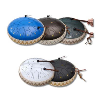 SereneSound Steel Tongue Drum for Meditation and Relaxation