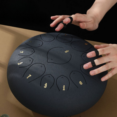 SereneSound Steel Tongue Drum for Meditation and Relaxation