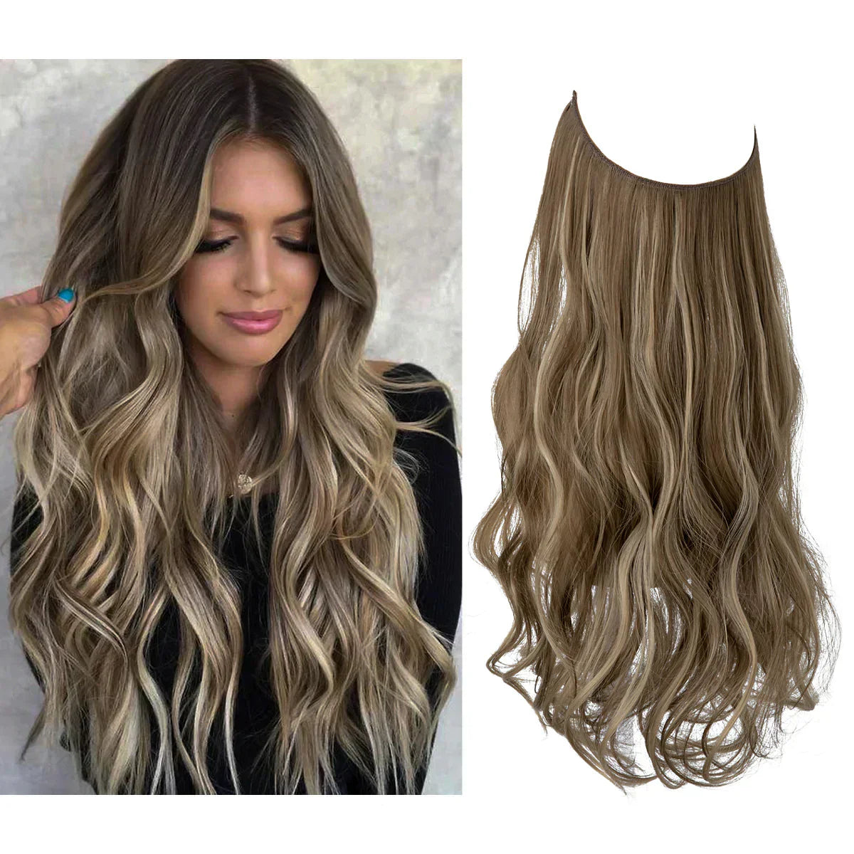 Real Hair Extensions | Seamless & Tangle-Free | Beach Waves