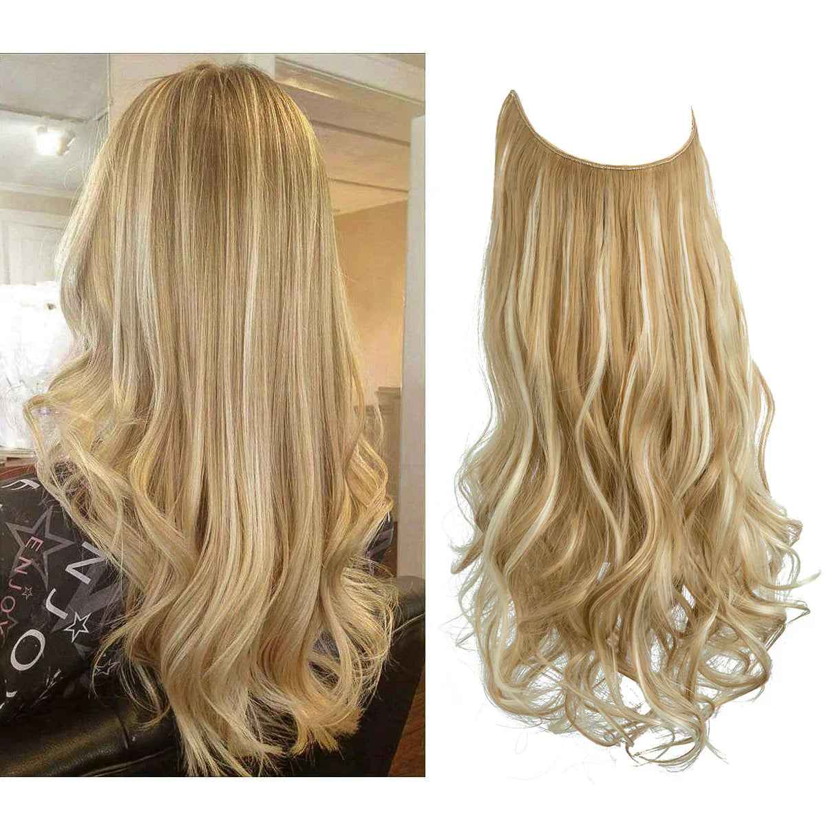 Real Hair Extensions | Seamless & Tangle-Free | Beach Waves