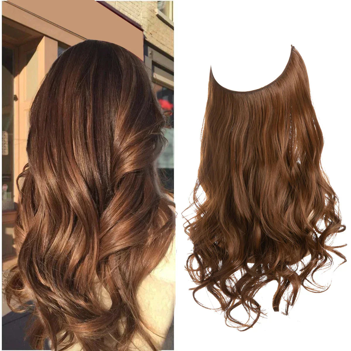 Real Hair Extensions | Seamless & Tangle-Free | Beach Waves