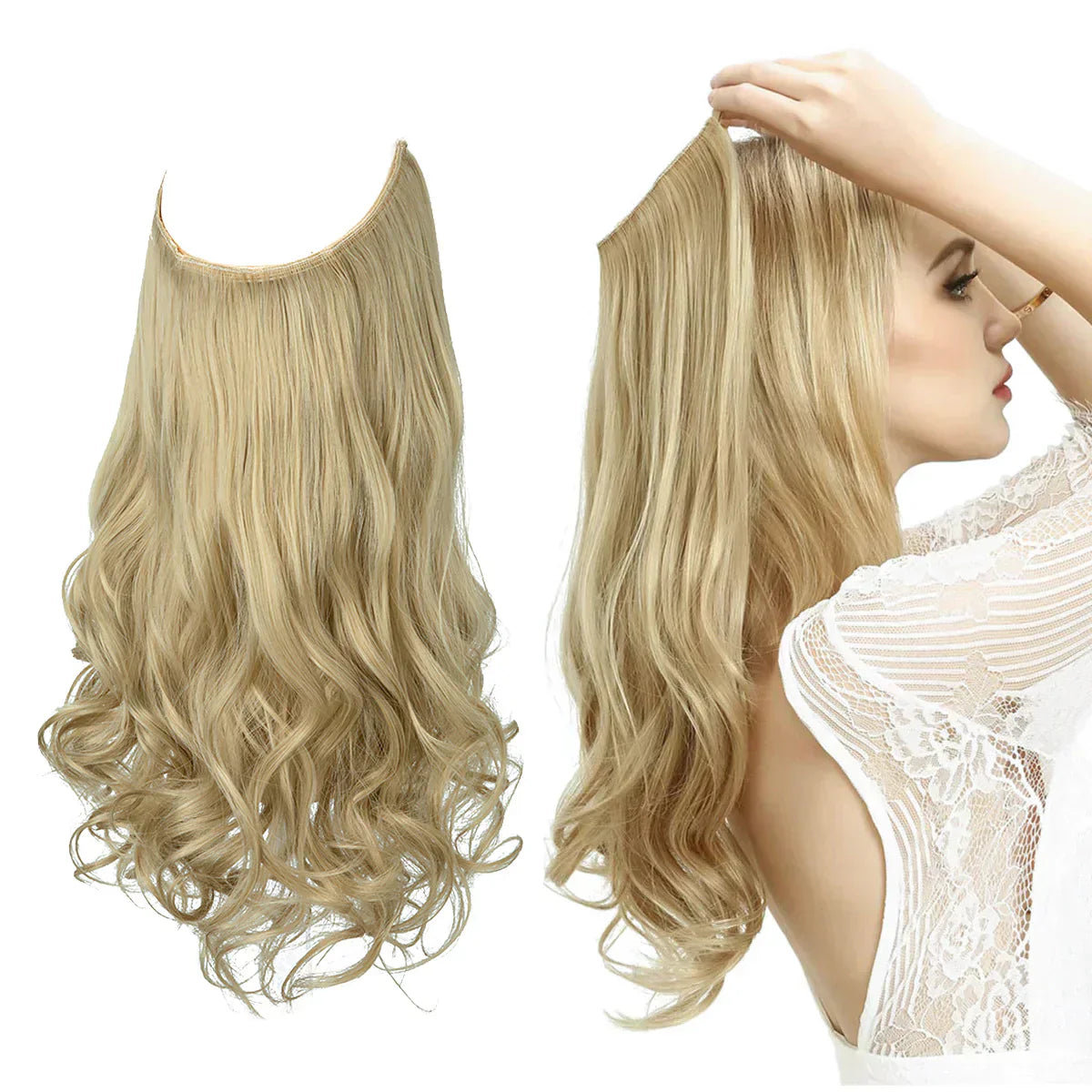 Real Hair Extensions | Seamless & Tangle-Free | Beach Waves