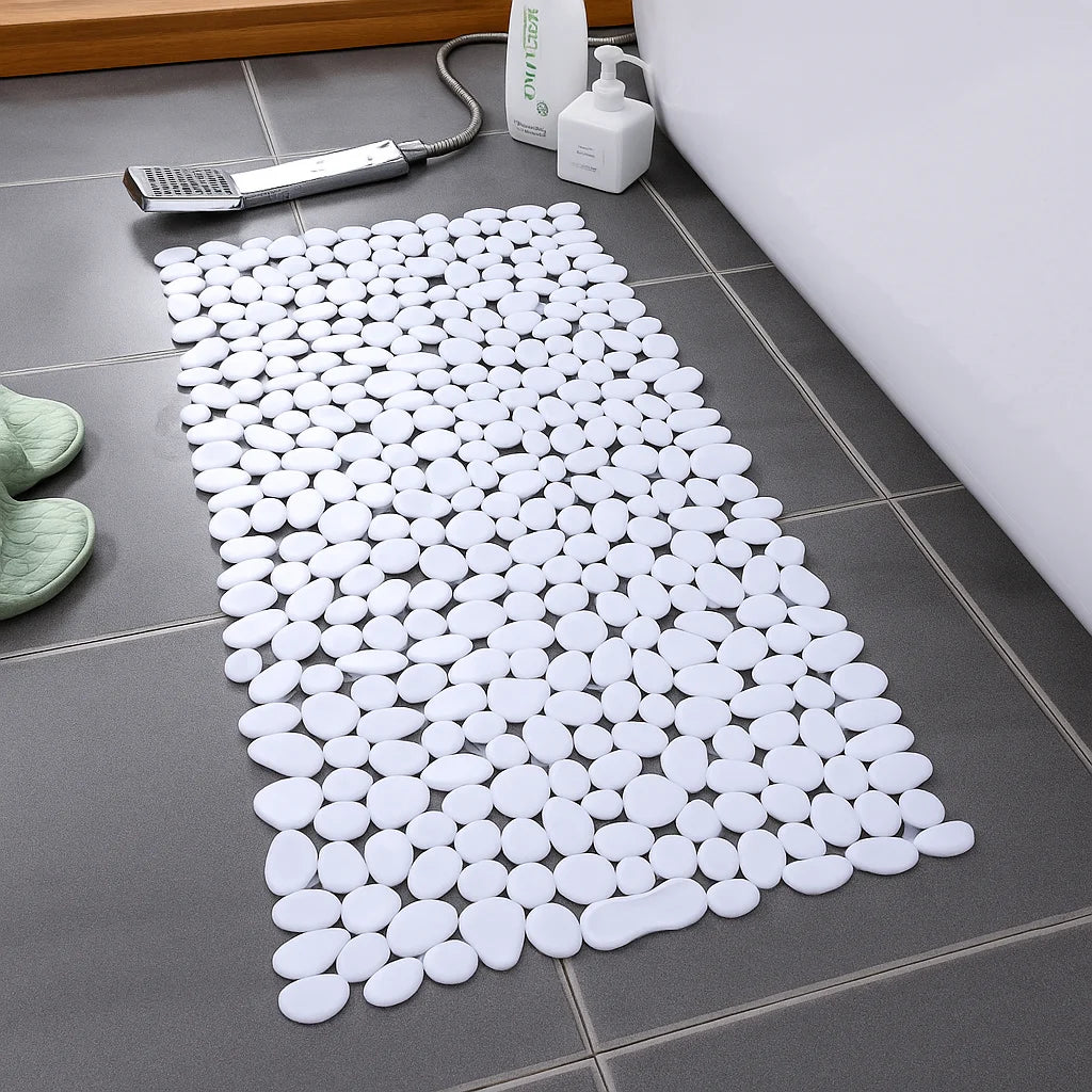 Natural Stone Shower Mat for Safe and Luxurious Comfort
