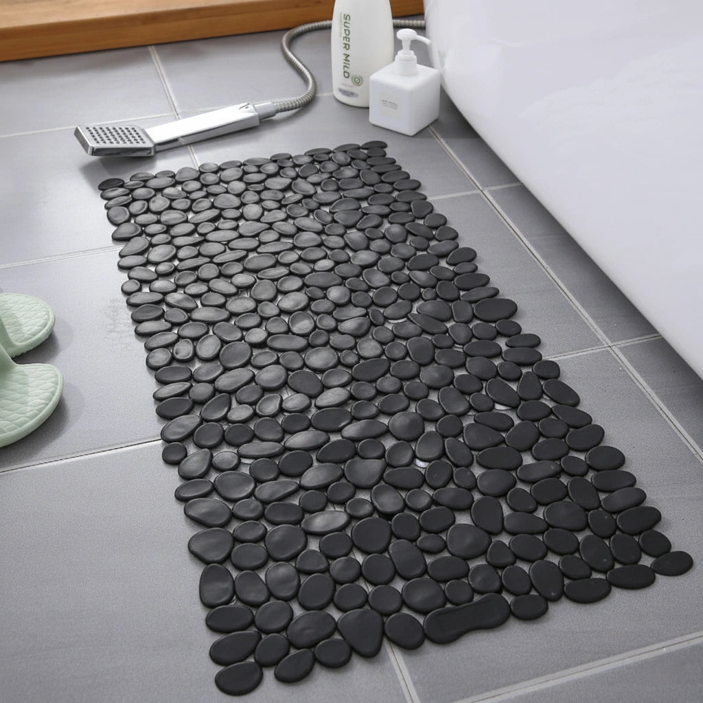 Natural Stone Shower Mat for Safe and Luxurious Comfort