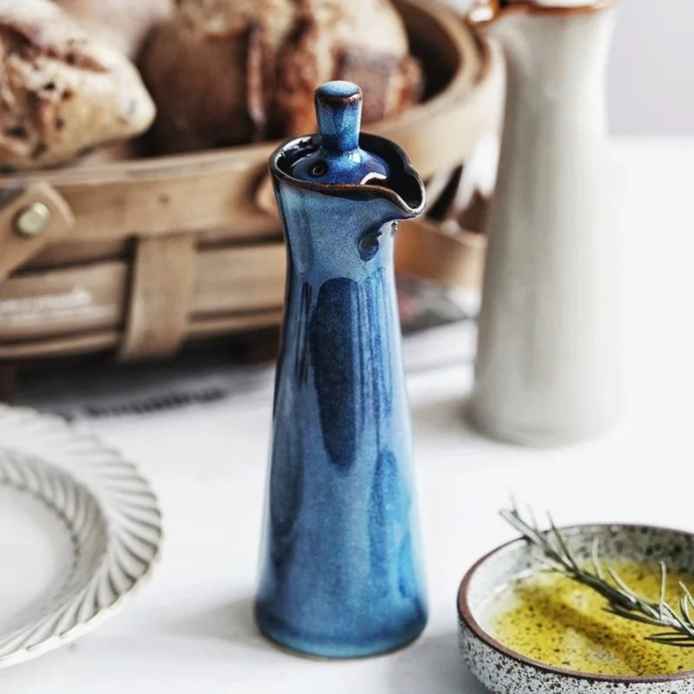 SleekGlass Oil Dispenser with Precision Spout for Effortless Pouring