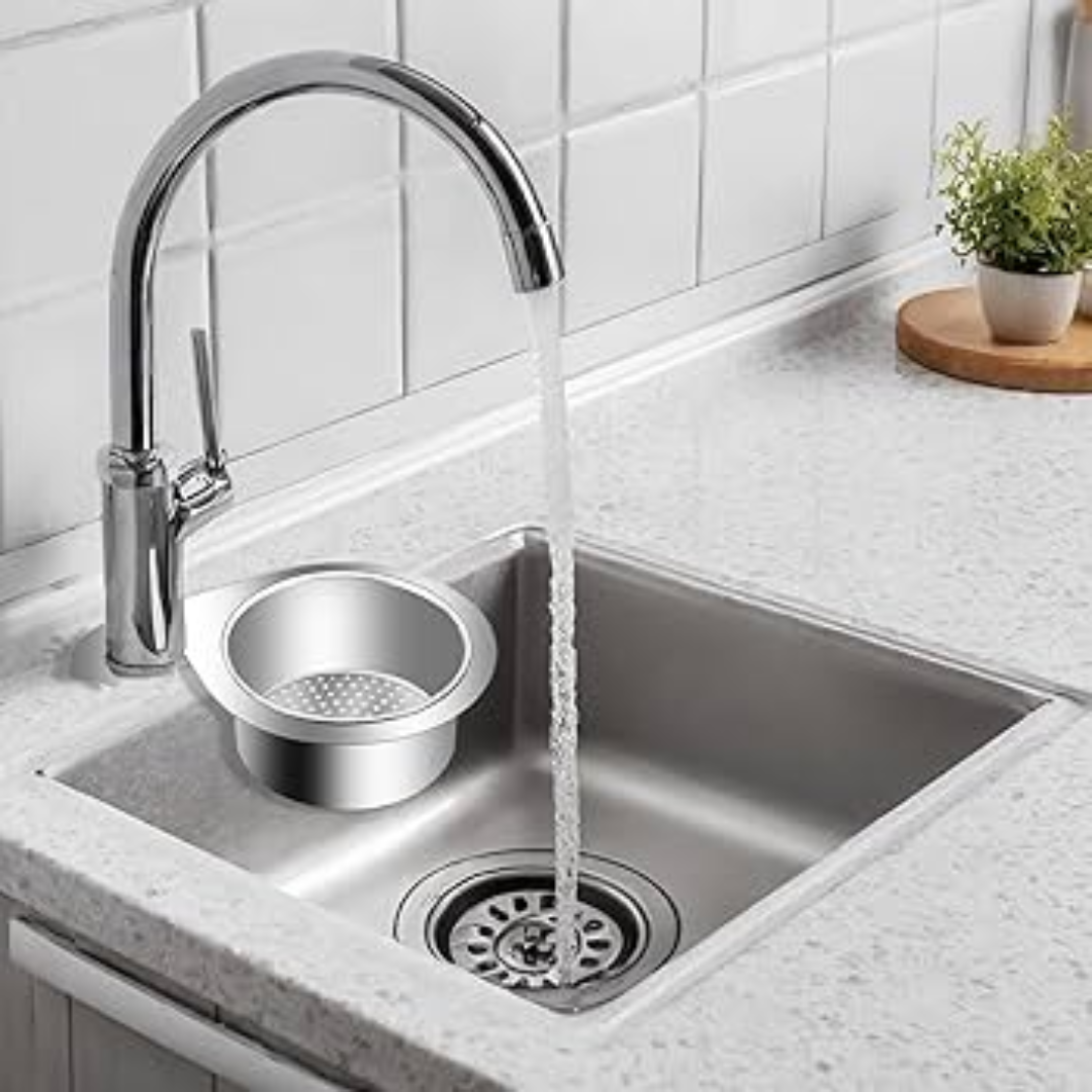 Stainless Steel Sink Strainer | Swan Design Drain Filter