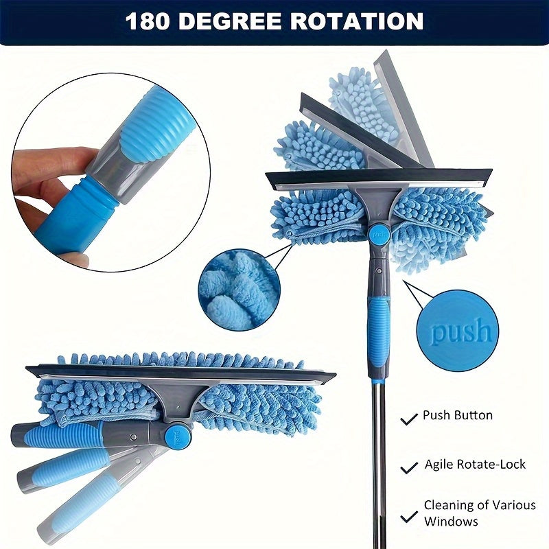 Crystal Clear Pro - Versatile High Reach Window Cleaning Set