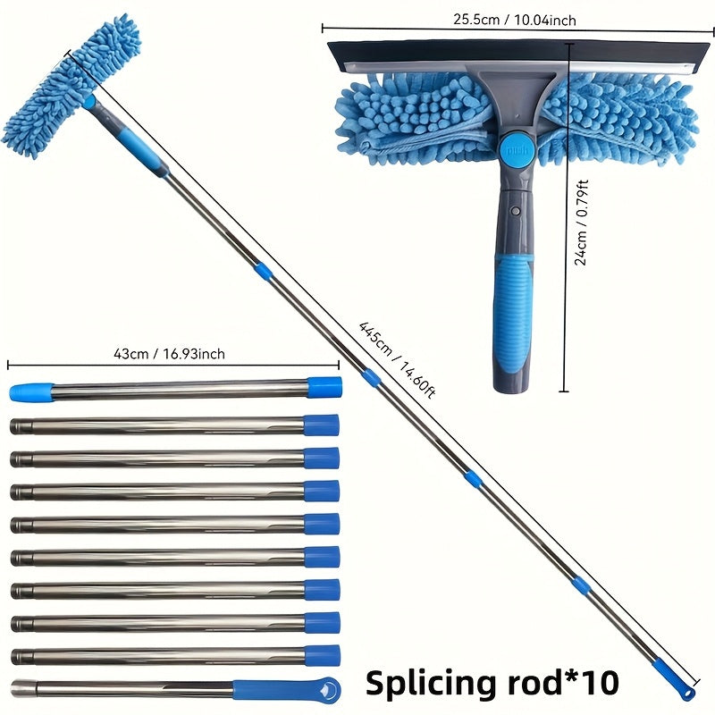 Crystal Clear Pro - Versatile High Reach Window Cleaning Set