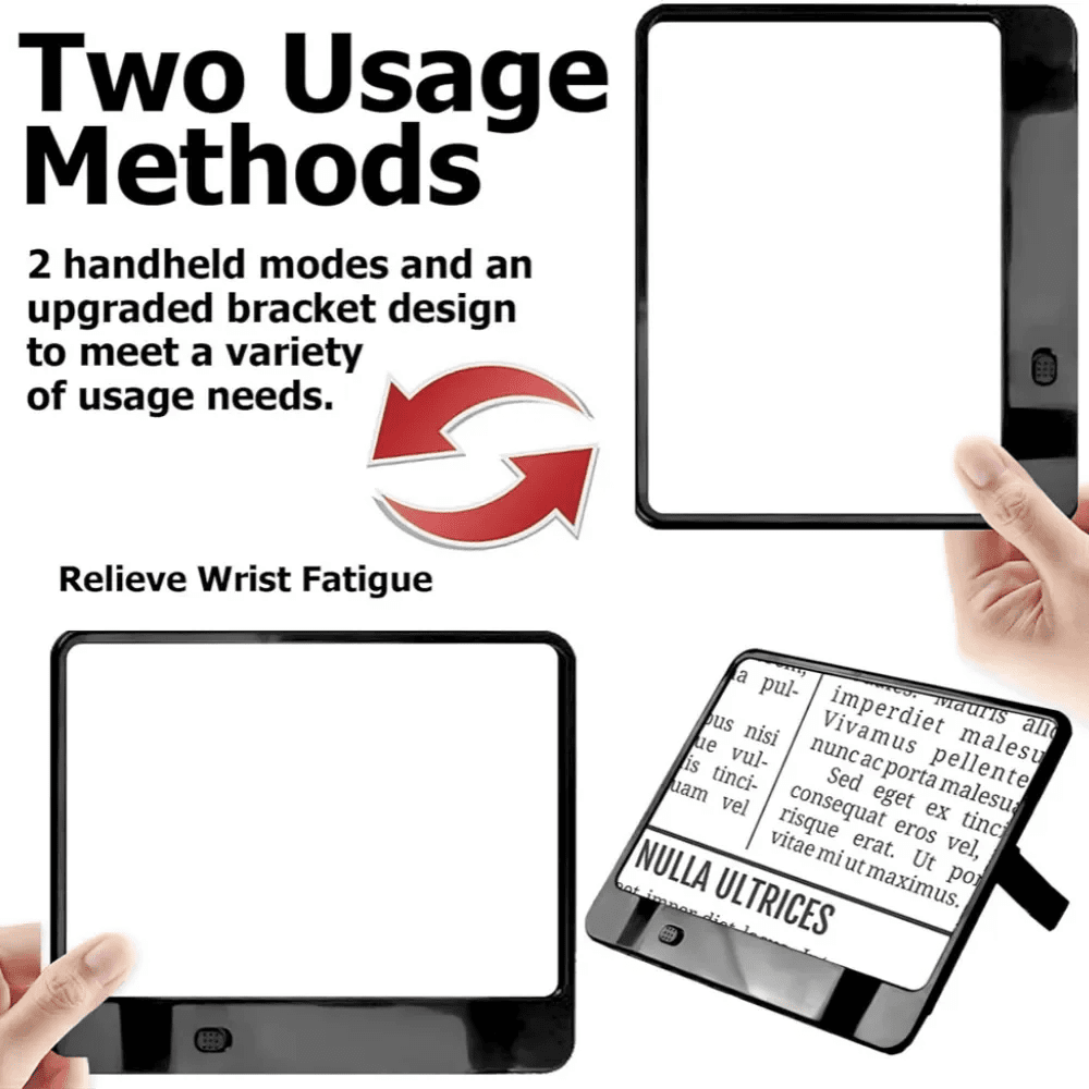 LumaView - 3x LED Magnifier for Effortless Reading