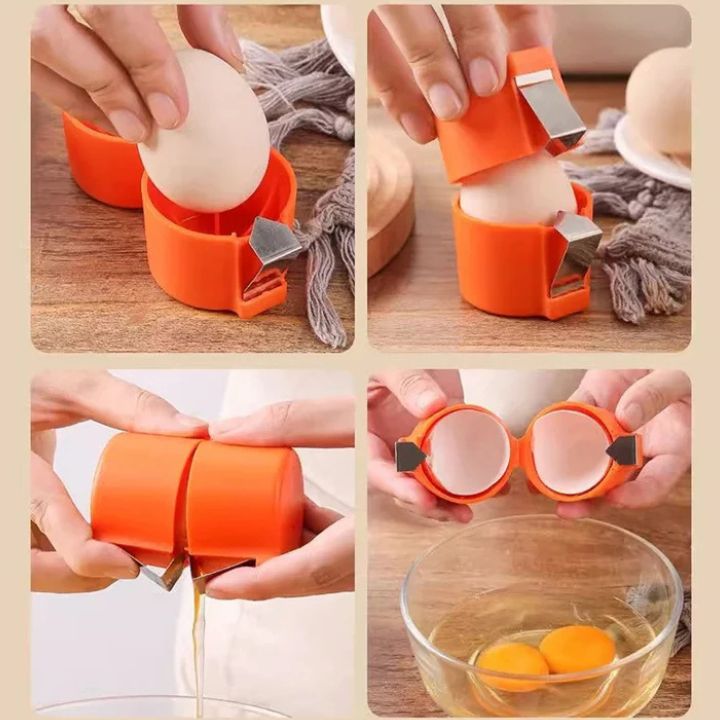 Eggshell Opener and Separator – Efficient Egg Cracker [Buy 1 Get 1 Free]