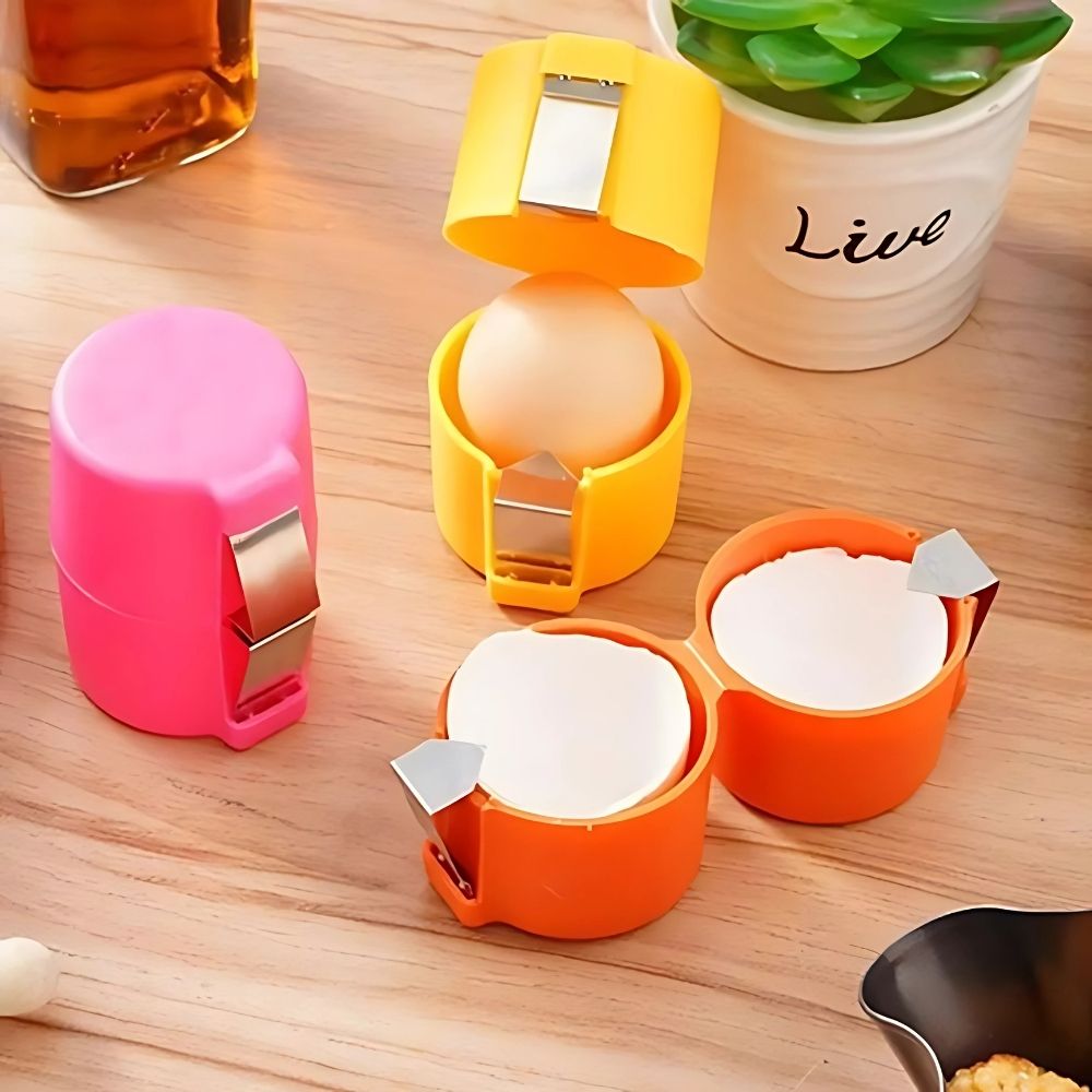 Eggshell Opener and Separator – Efficient Egg Cracker [Buy 1 Get 1 Free]