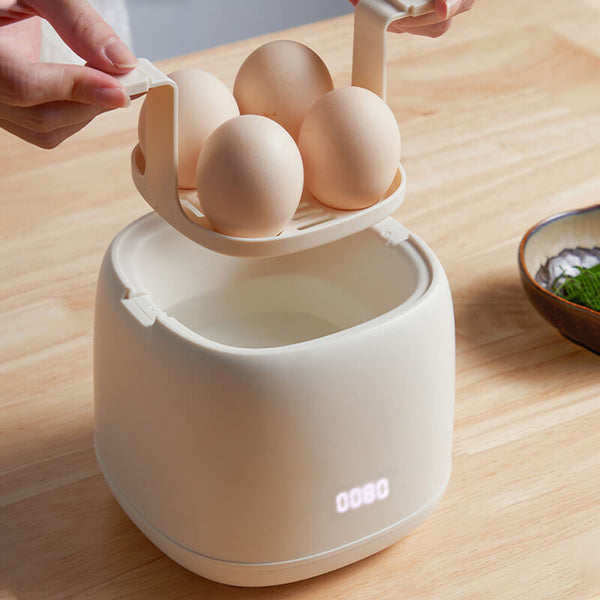 Egg Cooker for Perfectly Hard or Soft Boiled Eggs