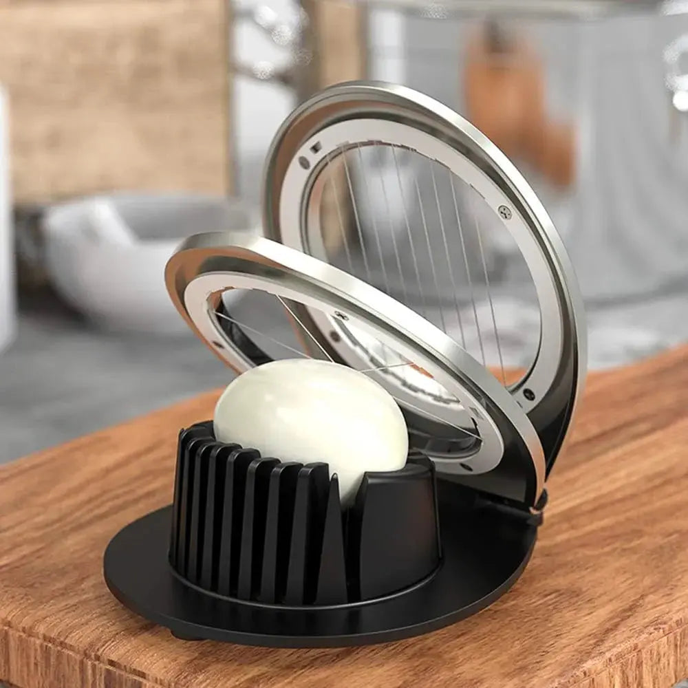 3-in-1 Egg Separator – Slices, Splits, and Quarters Eggs