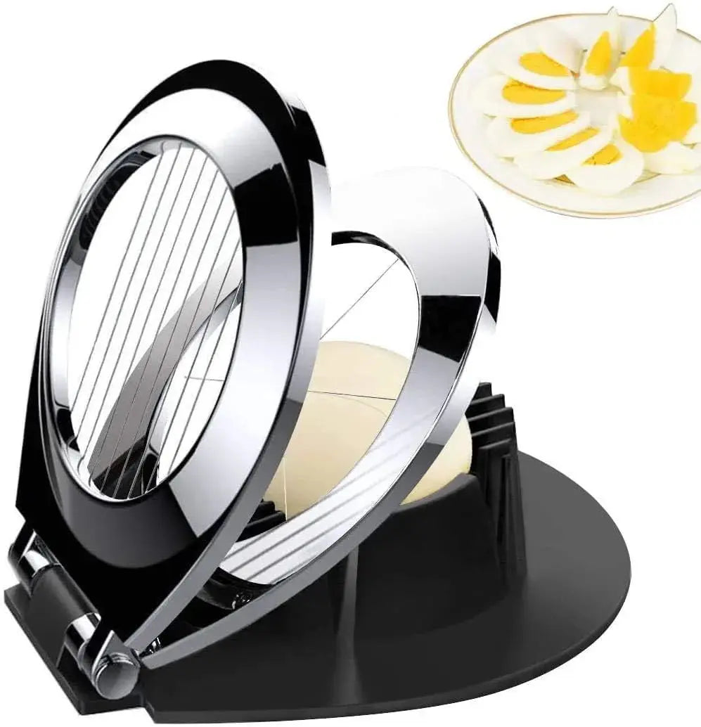 3-in-1 Egg Separator – Slices, Splits, and Quarters Eggs
