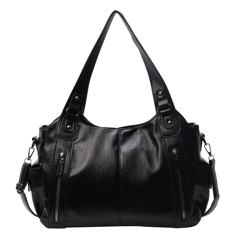 Timeless Leather Shopping Bag | Elegant Design | Valenza