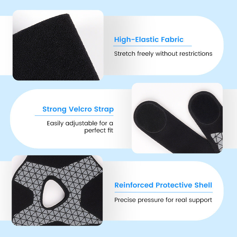 Adjustable Elastic Ankle Support | Targeted Compression | Breathable and Flexible