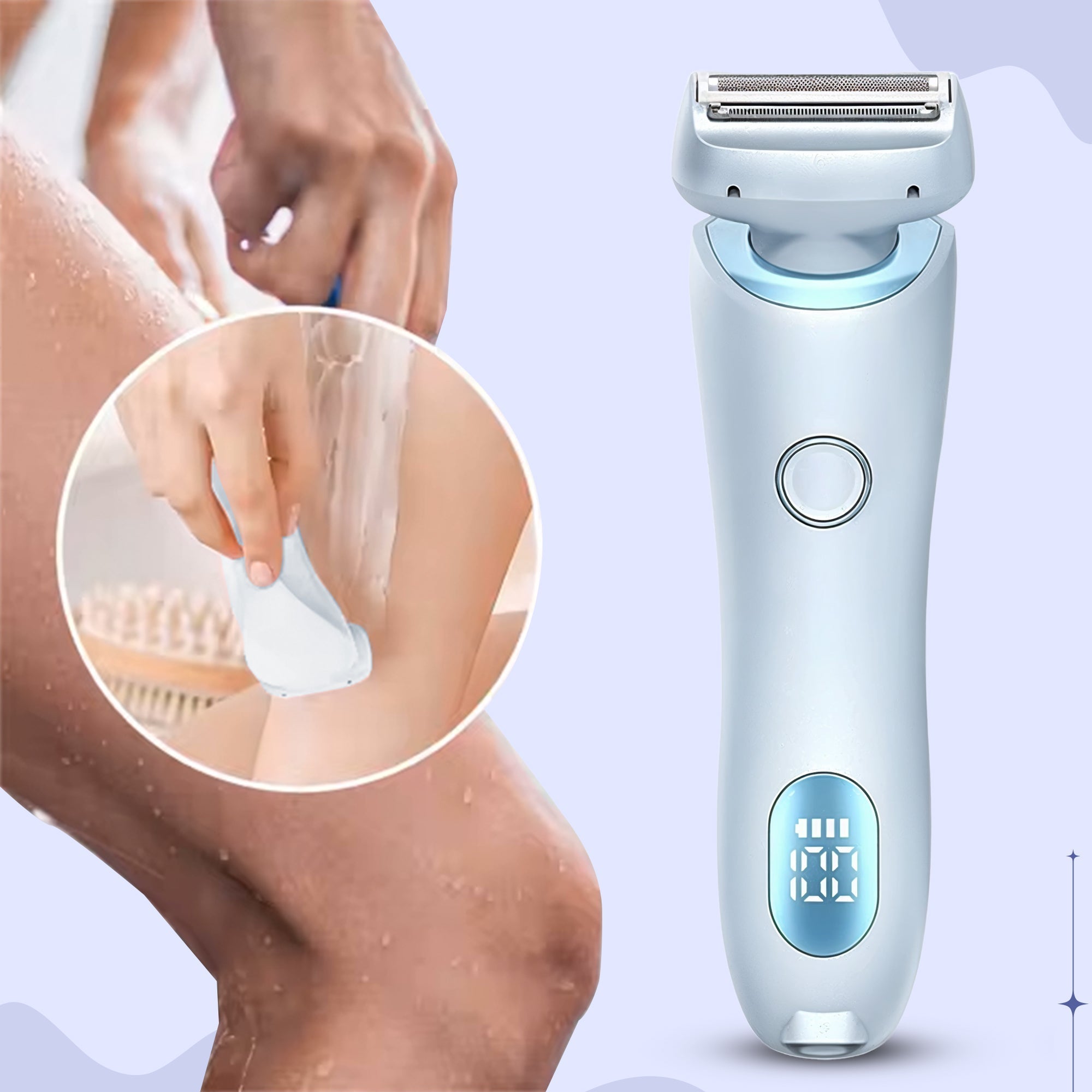 SmoothGlide – Rechargeable Travel Razor for Effortless Shaving