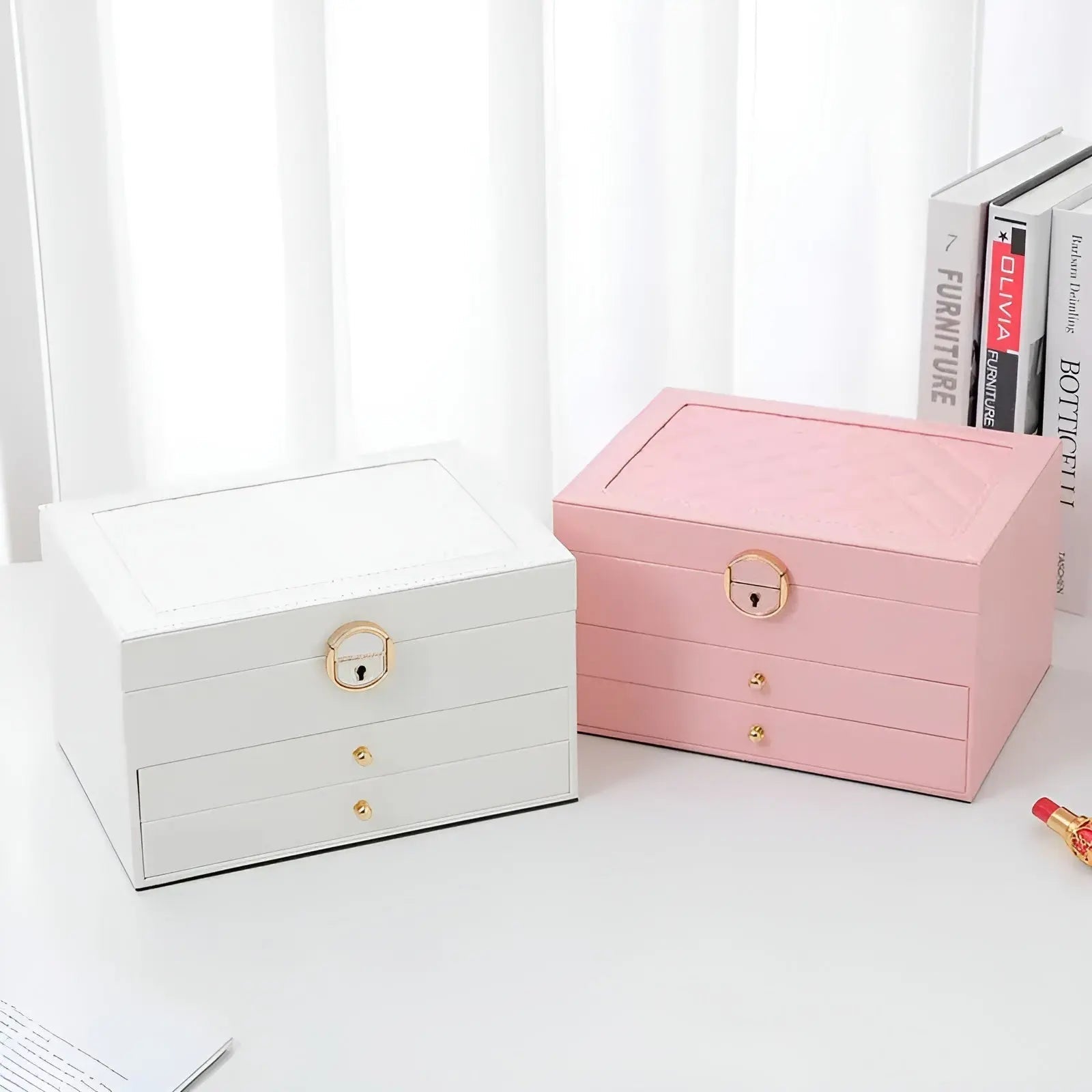 Sophistiqué Elite Jewelry Organizer with Multi-Tier Design