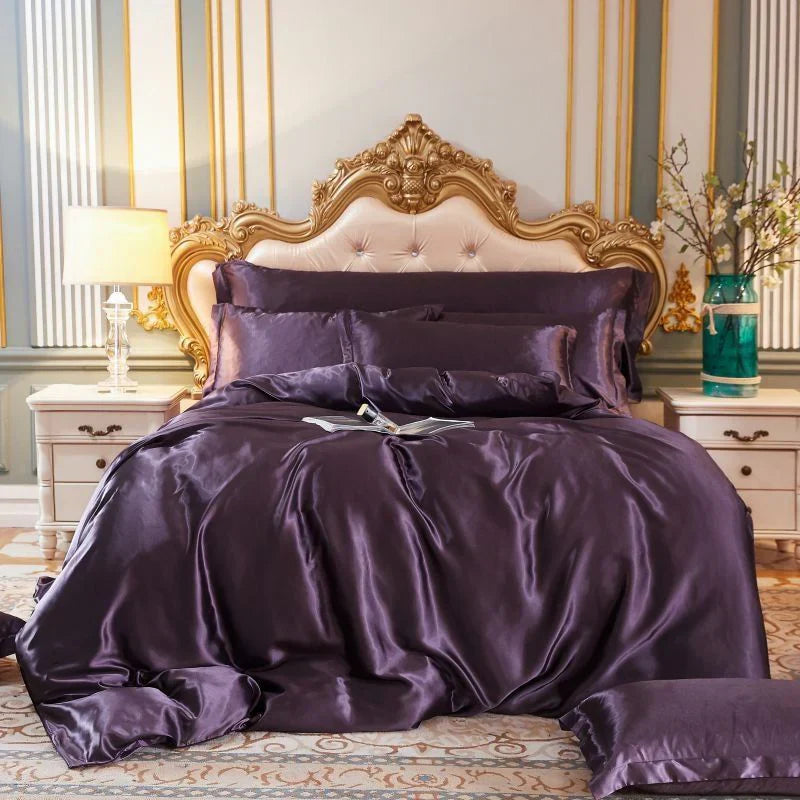 Luxurious Satin Silk Bed Sheet Set for Ultimate Comfort