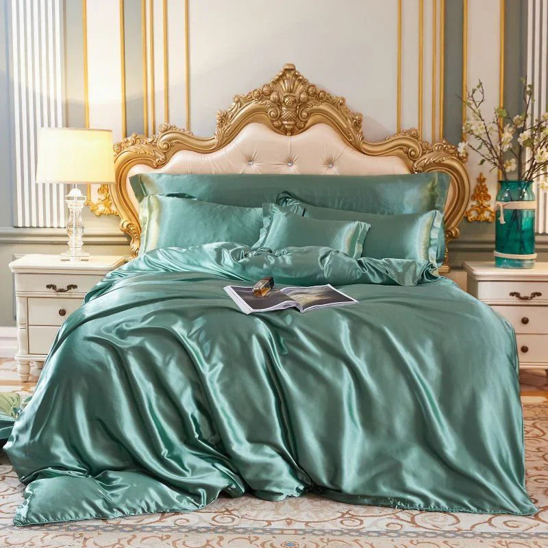 Luxurious Satin Silk Bed Sheet Set for Ultimate Comfort