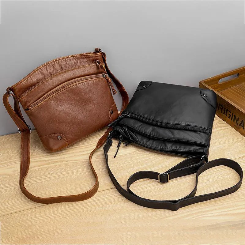 Sophisticated Leather Shoulder Bag for Modern Women