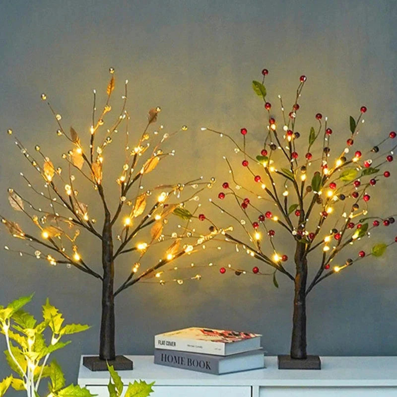 Charming 55 cm Illuminated Seasonal Tree with LED Lights