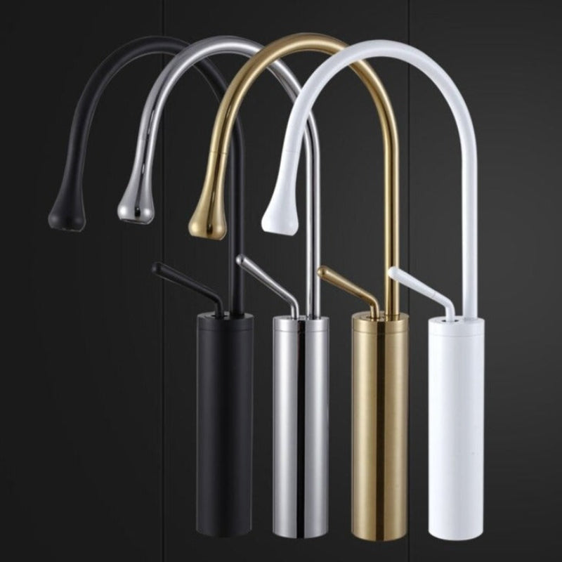 Elegant Waterfall Bathroom Faucet with Adjustable Spout