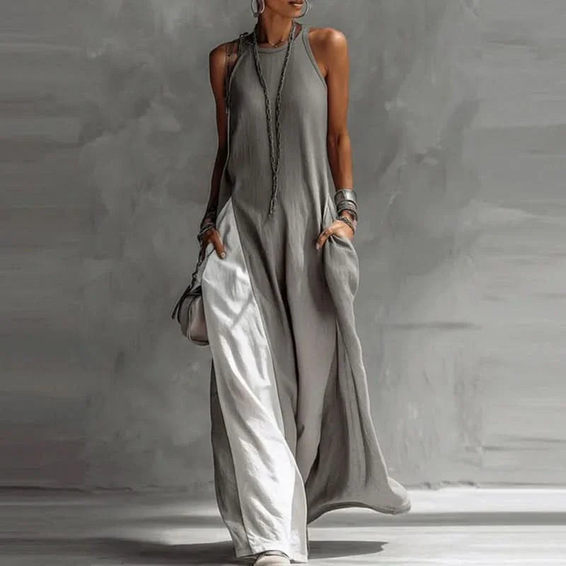 Long Bohemian Dress for Women with Comfortable Pocket Style