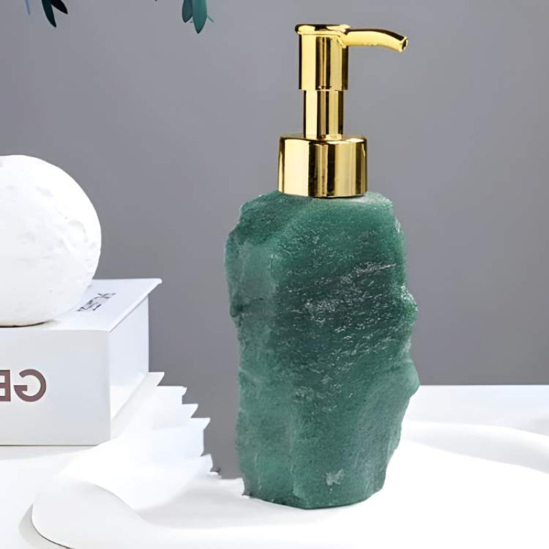 Chic Gemstone Soap Dispenser – Stylish Liquid Holder for Home