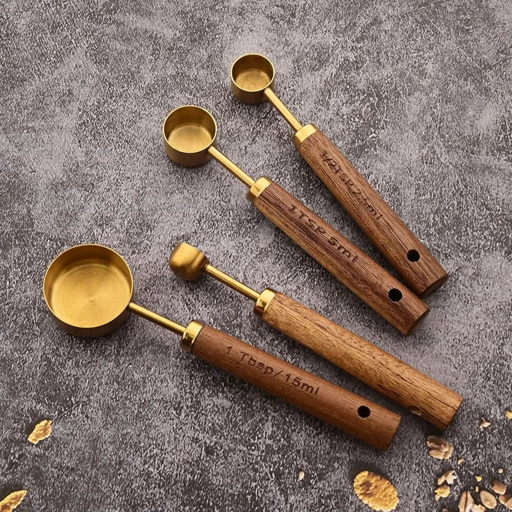 Stainless Steel Measurement Set for Kitchen and Bar Use