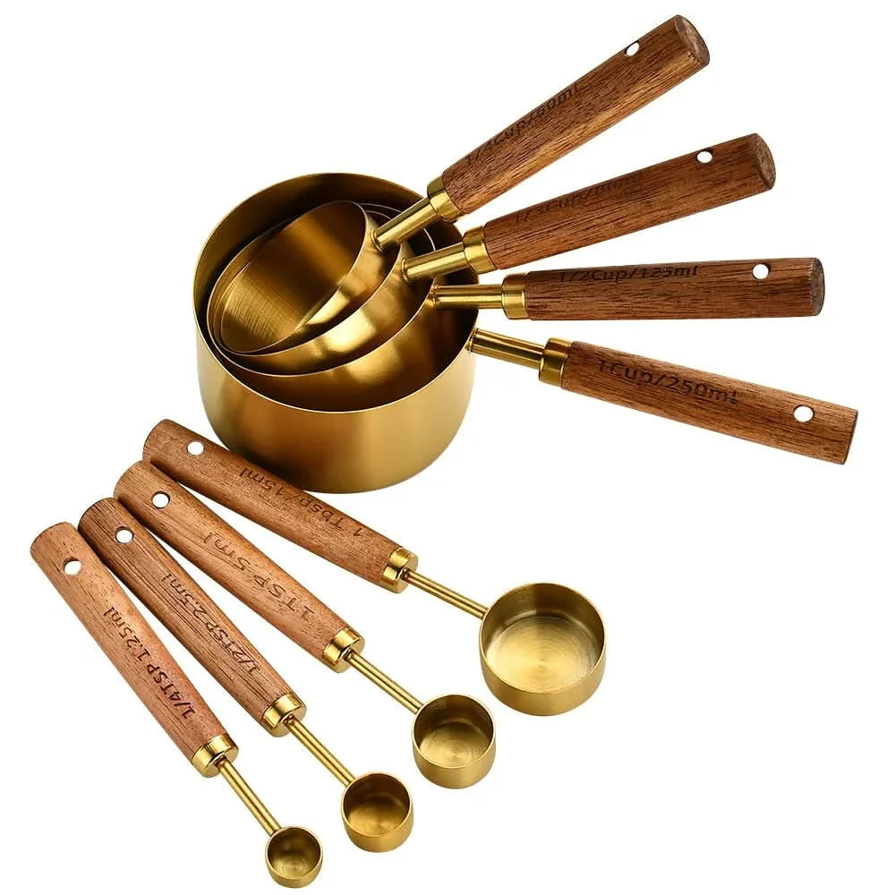 Stainless Steel Measurement Set for Kitchen and Bar Use