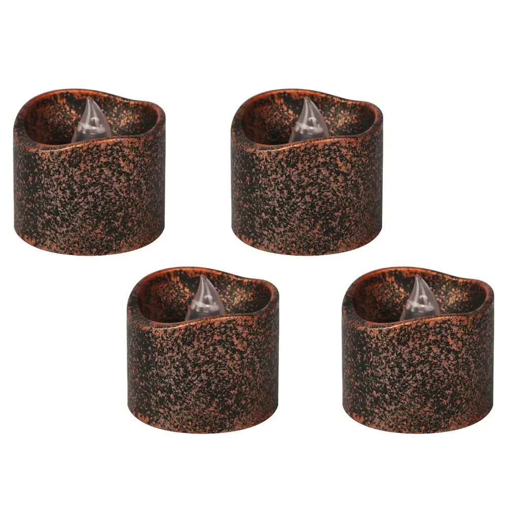 LED Flameless Tea Light Candles for Safe Flickering Home and Event Lighting