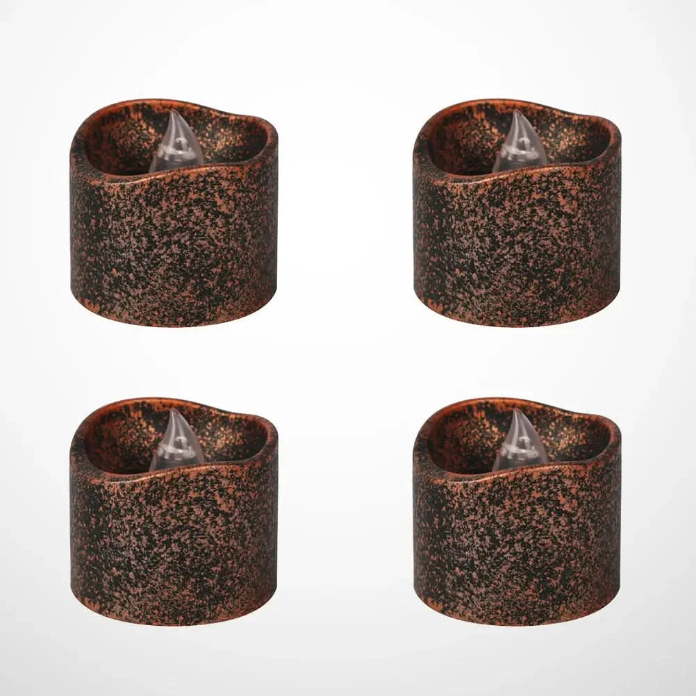 LED Flameless Tea Light Candles for Safe Flickering Home and Event Lighting