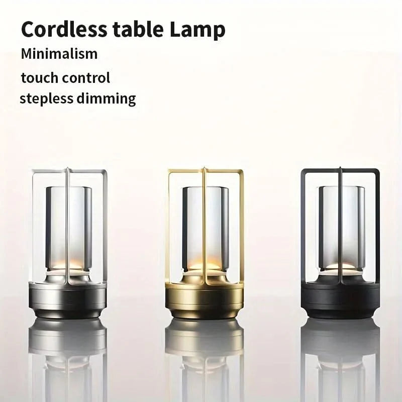 Rechargeable LED Table Lamp with Touch Sensor for Stylish Ambient Light