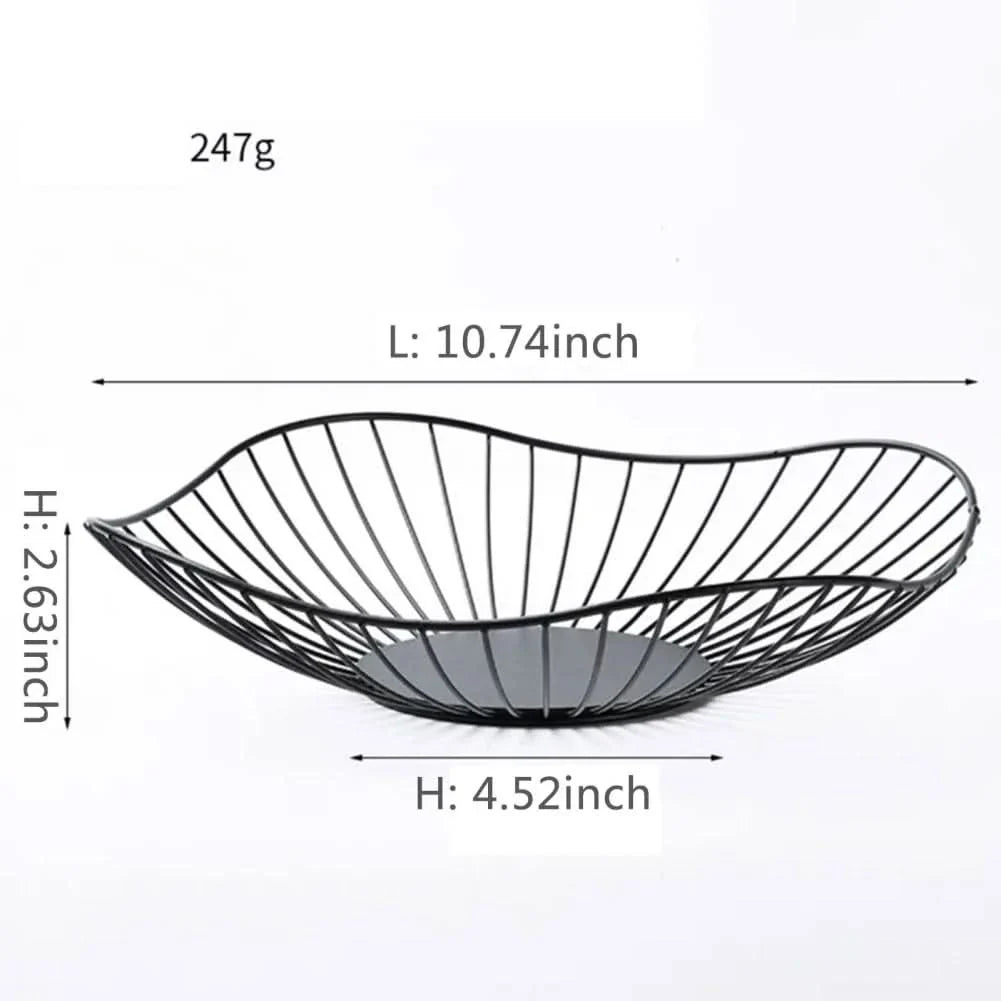 Metal Fruit Basket for Storage and Organization