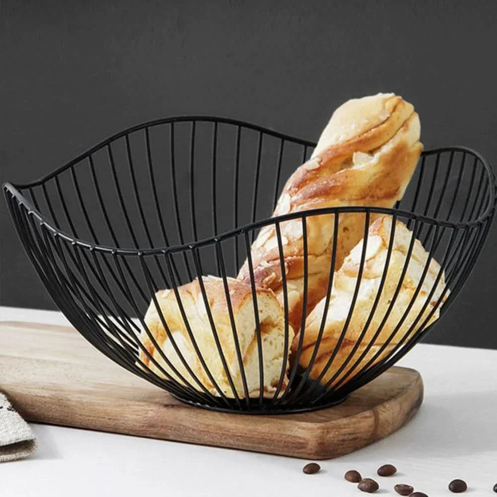 Metal Fruit Basket for Storage and Organization