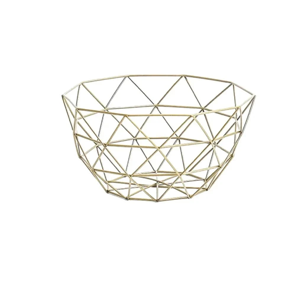 Metal Fruit Basket for Storage and Organization