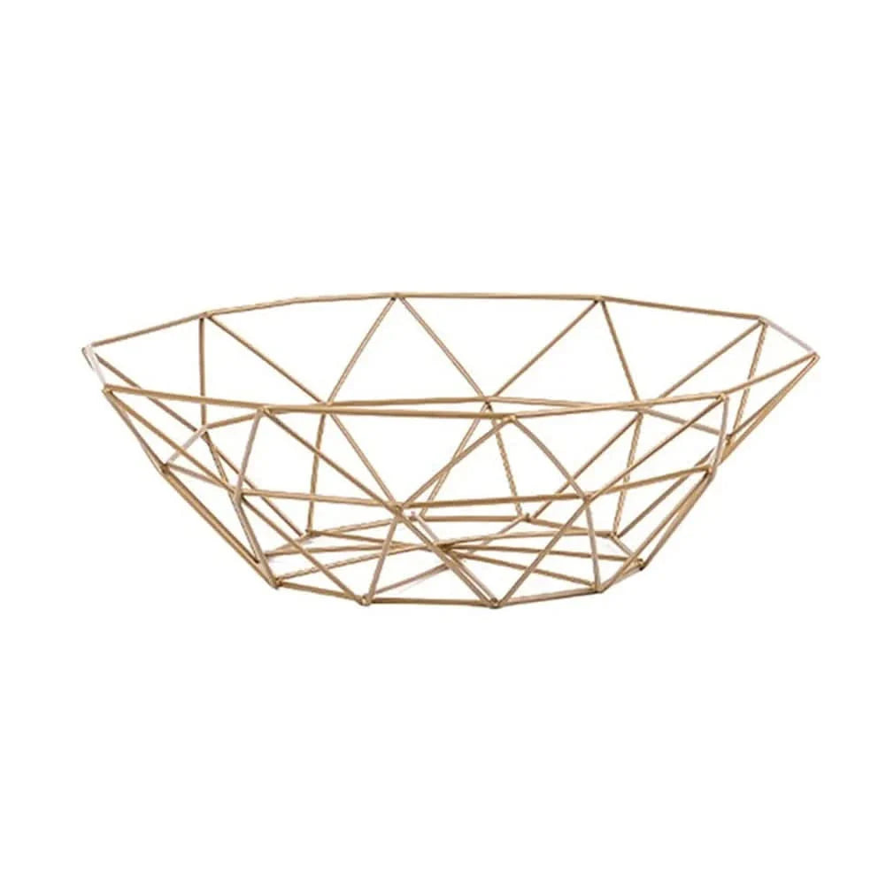 Metal Fruit Basket for Storage and Organization