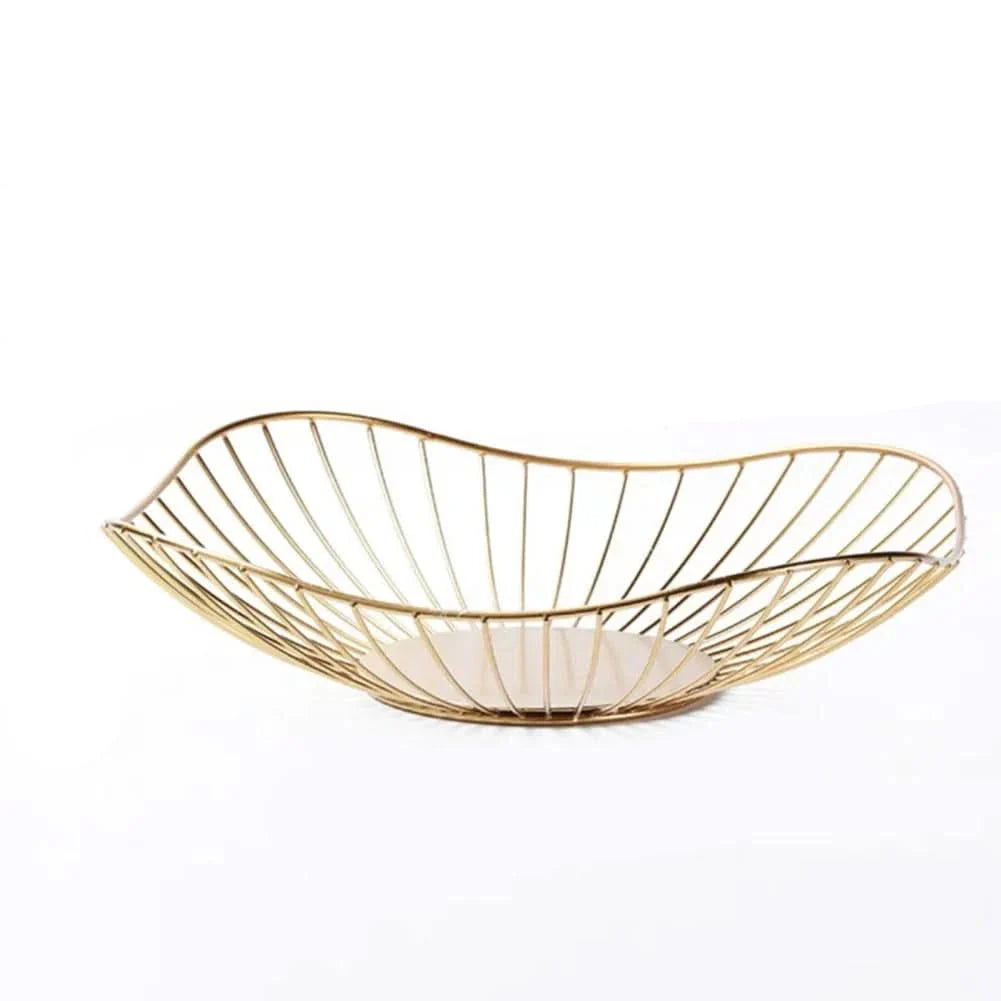 Metal Fruit Basket for Storage and Organization