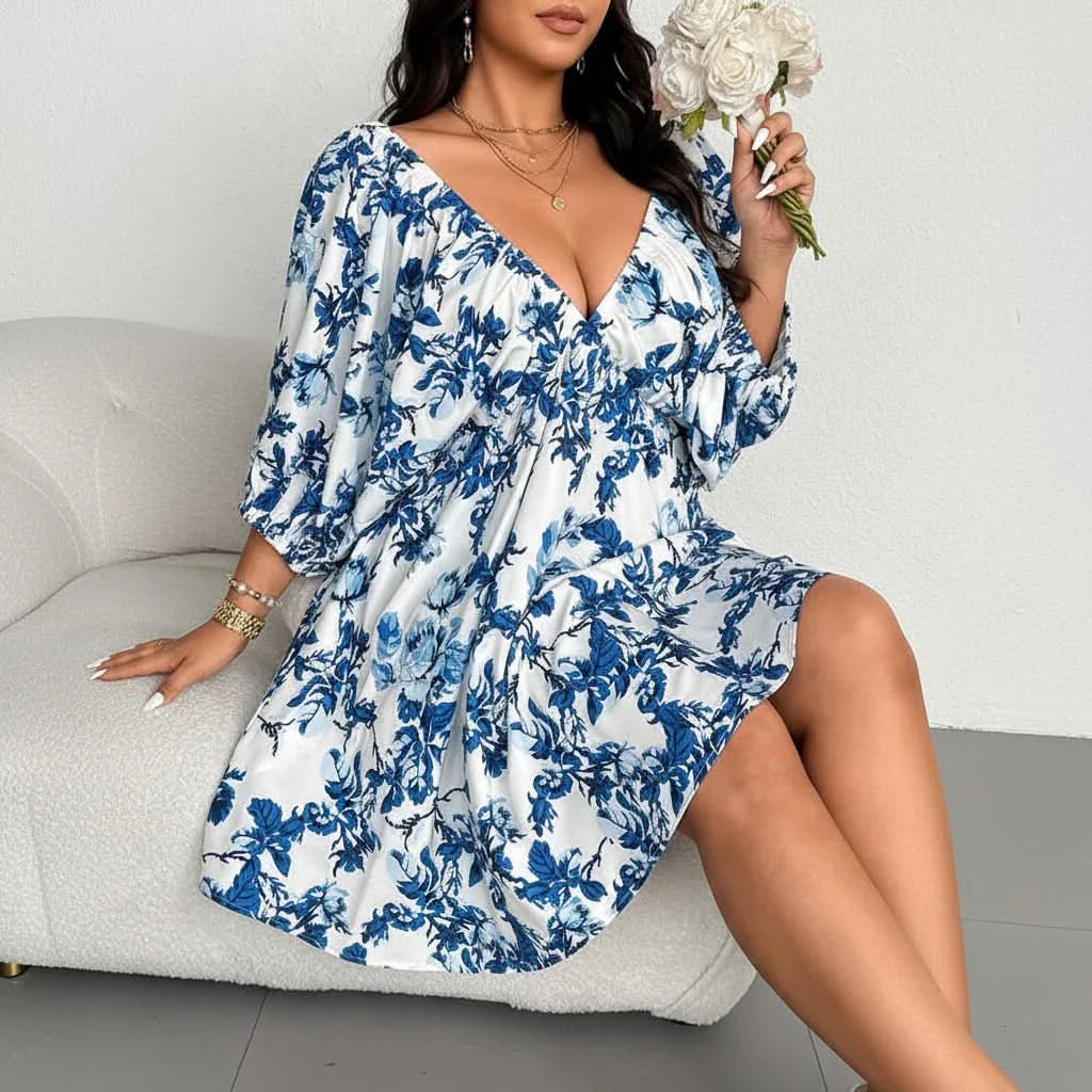 Plus Size Maxi Dress for Summer - Classic Style