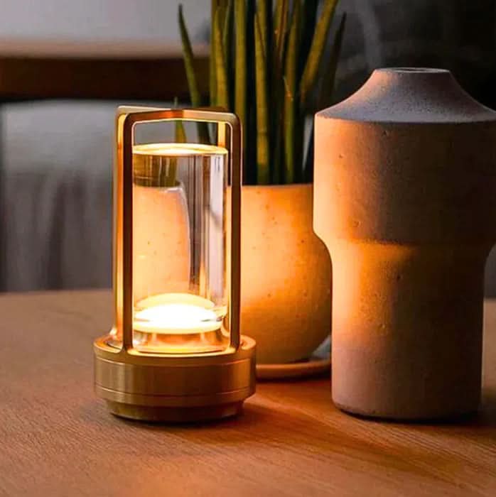 Chic Cordless Table Lamp for Soft Ambient Illumination
