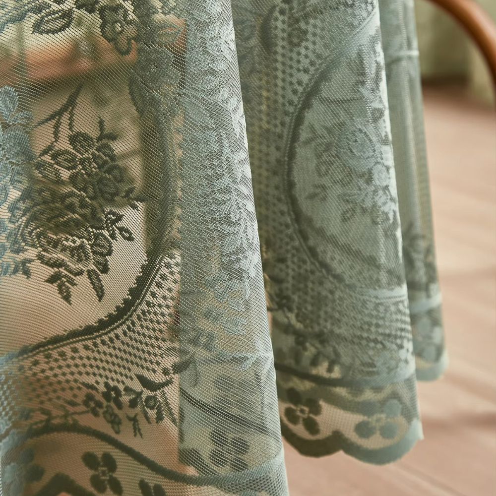 Chic Floral Lace Round Table Cover for Stylish Homes
