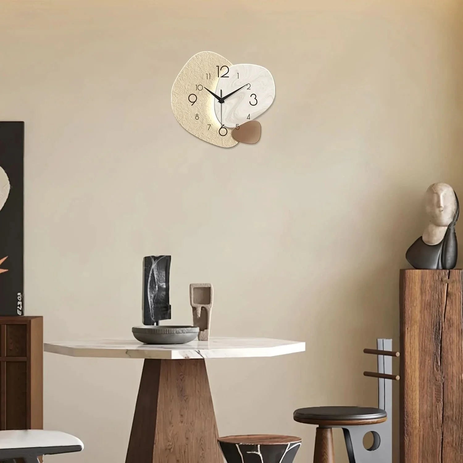 Minimalist Wall Clock for Bedroom and Living Room Decor