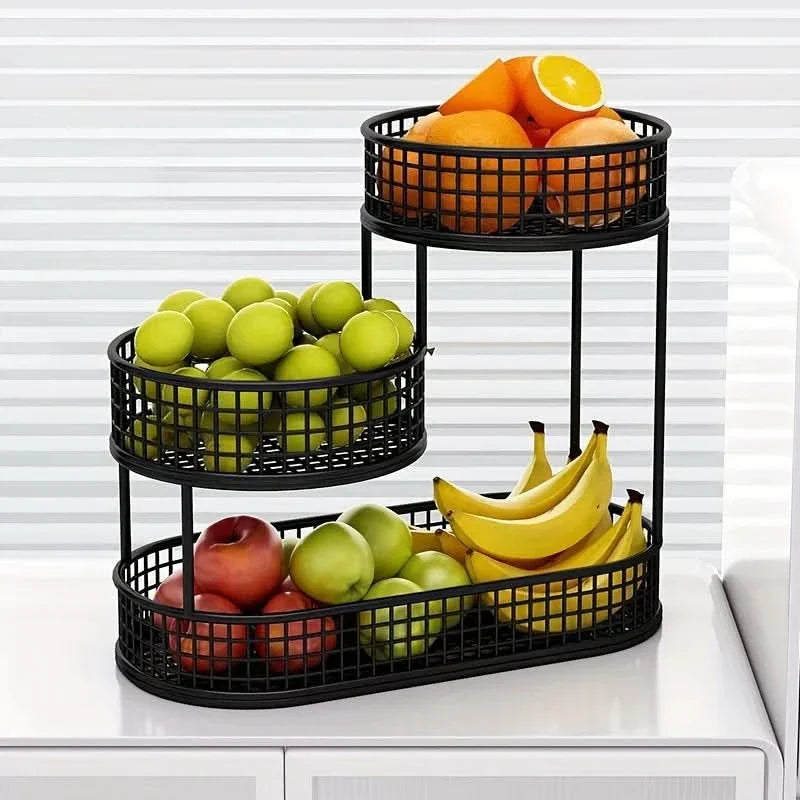 Fruit Storage Rack for Countertop – Modern Display Stand