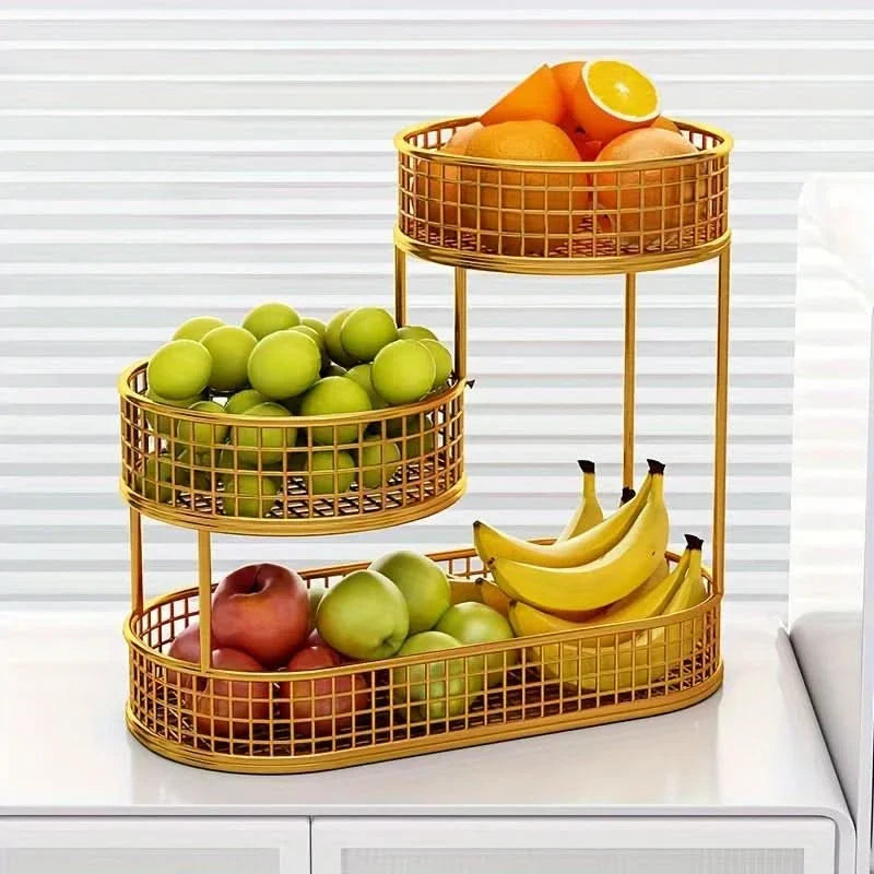 Fruit Storage Rack for Countertop – Modern Display Stand