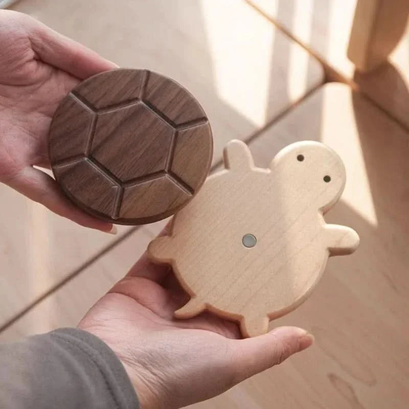 Wooden Table Protector in Turtle Shape for Hot Teapots