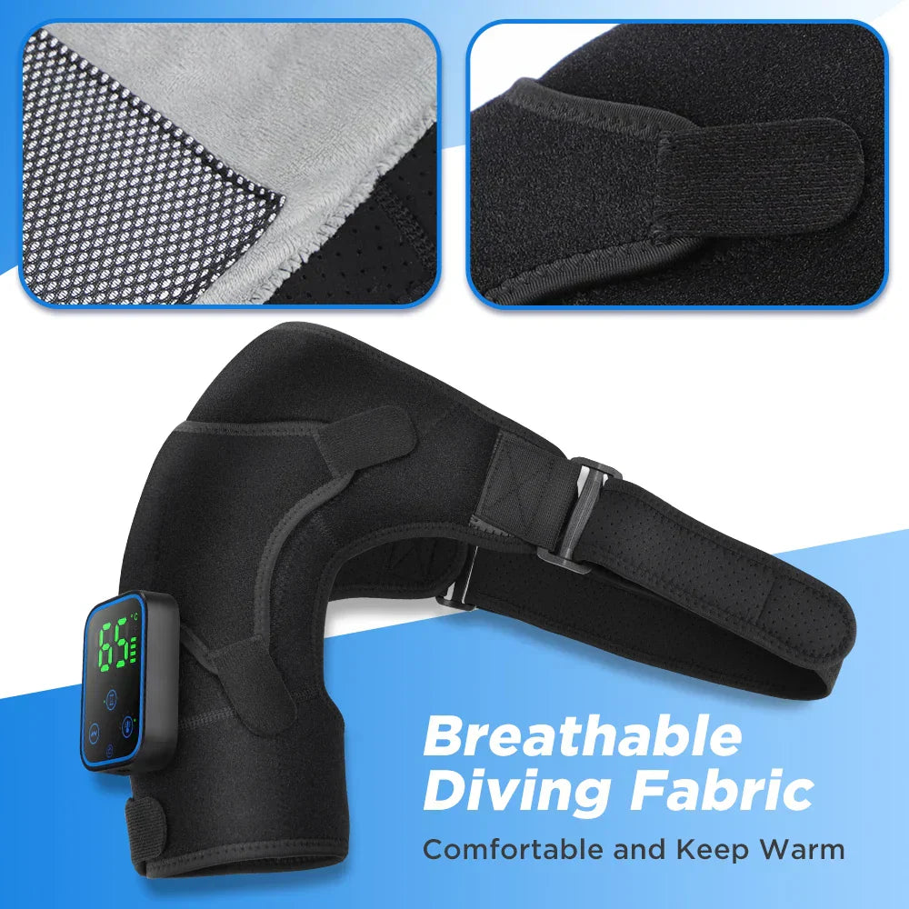 Electric Shoulder, Elbow, and Knee Stretching Device | Heat Vibration | App Control