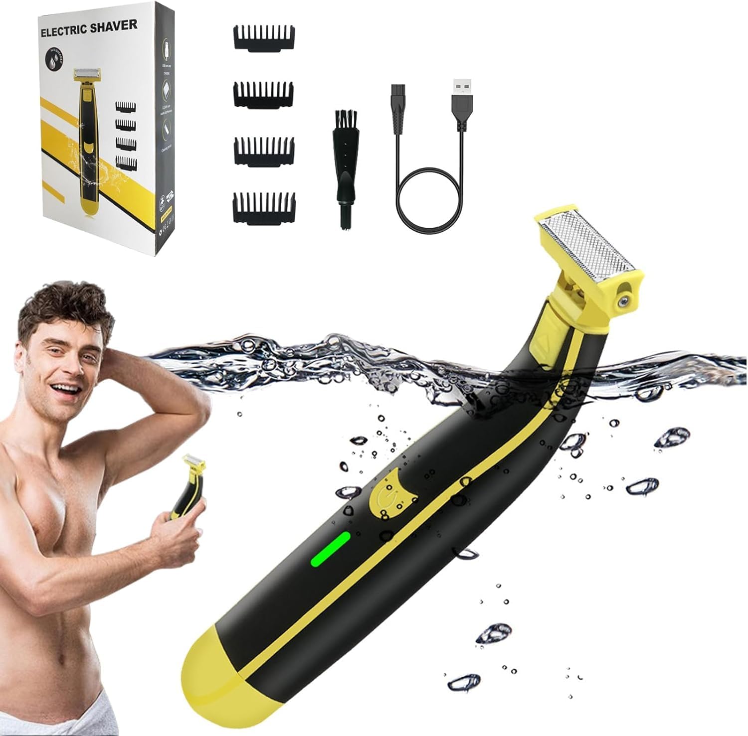 Waterproof USB Rechargeable Trimmer for Men