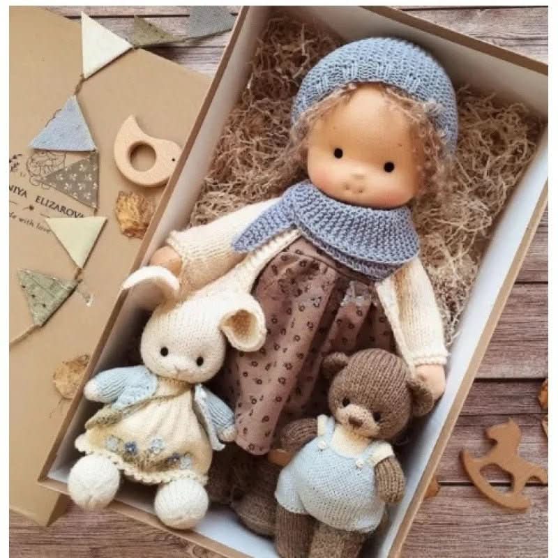 Crafted Cotton Playmate Doll for Imaginative Adventures